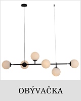Obývačka-závesné svietidlo ALISA LP-005_6P BK_W_Light Prestige_Svietidlá Labanc.