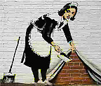 Obraz na plátne - Street ART - Banksy-XOBBA027O1.