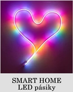 Smart Home osvetlenie - LED pásiky, hadice-Twinkly Light flex svetelná LED hadica RGB 2m WIFI.