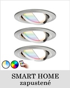 Smart Home osvetlenie zapustené - Lampa Paulmann Smart Friends svetlo Nova Plus, sada 3 ks, RGBW.