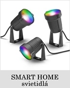 Smart Home osvetlenie vonkajšie - Reflektor LED Smart Outdoor, balenie 3 kusov.