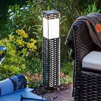 Svetlá.sk - Vonkajšie svietidlo-Solárna LED lampa Rattan Esotec, biela_3012513.