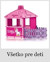 Všetko pre deti - Domček záhradný Dolu, s plotom_4Home.