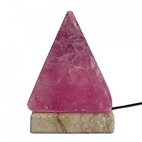 Himalájska soľná lampa Pyramída na USB_výška 9cm_kód 674_Bohostyle.sk.