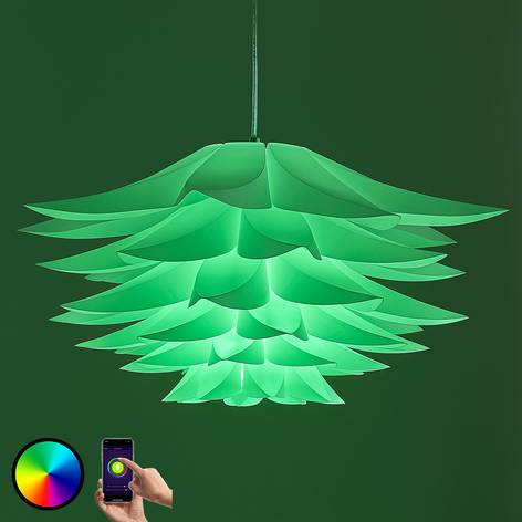 Smart Home - závesná lampa RGB farebným ovládaním LAVINJA_Svetlá.sk.