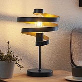 Stolná lampa - Lindby Colten, čierna, zlatá, typ 9639608.