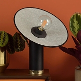 Stolná lampa - MARKET SET Gatsby, ľadovosivá, typ 6735069.