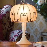 Stolná lampa - Ručne vyrobená MEDUSA, jantárová, typ 8581058.