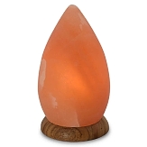 Stolná lampa - Soľná lampa Kvapka s podstavcom, jantárová, typ 9608072.