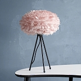 Stolná lampa - UMAGE Eos mini, ružová trojnožka čierna, typ 9521244.