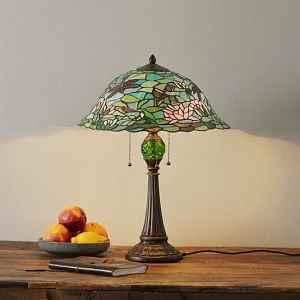 Stolná lampa v štýle Tiffany WATERLILY - Clayre_Svetlá.sk.