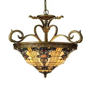 Závesná lampa v štýle Tiffany ANTHIA 2 Clayre_Svetlá.sk.