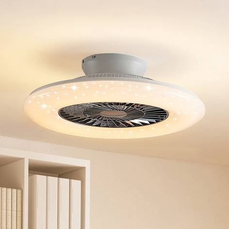 Stropný moderný ventilátor MADINO Lindby, s osvetlením_Svetlá.sk.