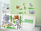 Detská izba_dekoračné nálepky na stenu_Zvieratká zo ZOO_P216208_Dimex_Dovido.sk