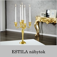 Estila - nábytok, svietidlá, luxusné lampy, zrkadlá, bytové doplnky a showroom v Bratislave.