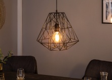 Dizajnová závesná lampa Mira čierna, kód MLV26214.