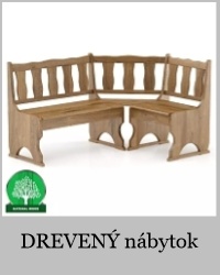 Drevený nábytok - Rohová lavica borovica NR101 dub_Merkury Market_kód 3367293.