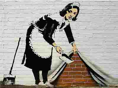 Obraz na plátne - Street ART - Banksy-XOBBA027O1_Obraznastenu.sk.