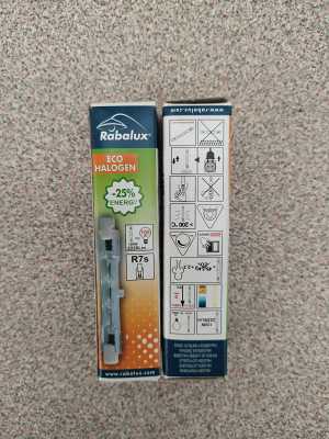 Halog. lin. trubička Rabalux  R7s 120W 2200lm.