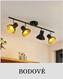 Bodové stropné svietidlá, svetlá a lampy podľa kategórie - LED, moderné, 230V alebo 12V  a LED bodové podhľadové.