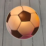Nástenná detská lampa Futbal, s vypínačom a zástrčkou, kód svietidla 10000382_Svetlá.sk.
