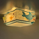 Stropná detská lampa Malý žralok, motív mora, kód svietidla 10000748_Svetlá.sk.