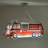 Závesná detská lampa Požiarnické auto Dalber, kód svietidla 10000734_Svetlá.sk.