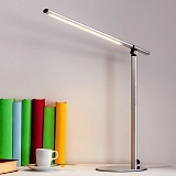 Domáca kancelária - Stolná LED lampa Kolja v strieborno-sivej-9643009.