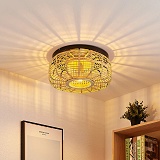 Stropná lampa Lindby Ollena, ratanové tienidlo_kód svietidla 9921001_Svetlá.sk.