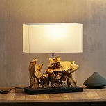 Stolná lampa KARE Nature Vertical, podstavec z naplaveného dreva_kód svietidla 5517514_Svetlá.sk.