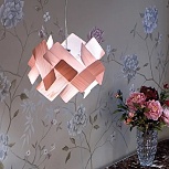 Závesná lampa LZF Escape, kábel čierny, pr. 30 cm, ružová_kód svietidla 6048386_Svetlá.sk.