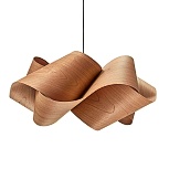 Závesná lampa LZF Swirl, kábel čierny, pr. 54 cm, čerešňa-kód svietidla 6048454_Svetlá.sk.