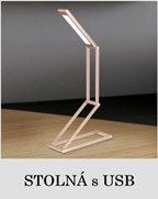 LED stolné svietidlá na písací stolík - Lampa Falto, s USB, zlatá_Svetlá.sk.