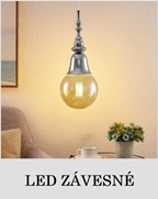 LED závesné osvetlenie - Lampa-Lucande Gesja, chróm_Svetlá.sk.