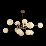 Luster Maytoni Erich, 12-svetiel, mosadz-biela, kód 6727470_Svetlá.sk.
