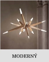 Moderný štýl osvetlenia - Stropné, nástenné, závesné, stojacie, stolové, bodové, zapustené, nábytkové, lustre, koľajnicové a nočné.