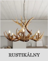 Vidiecky, Rustikálny štýl bývania-závesná lampa Lindby Fibi, parožie, hnedá_Svetlá.sk.