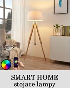 Smart Home osvetlenie stojace - Lampa Lindby Smart LED Alessa, RGB.