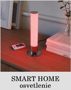 Smart Home osvetlenie stolové - Lampa LED stolná Fria, valec RGB ovládanie.