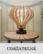 Udržateľné svietidlá-stolná lampa Envolight Faje, z brezovej preglejky_Svetlá.sk.