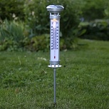 Solárna LED lampa Celsius, vonkajší teplomer, kód svietidla 1523652_Svetlá.sk.