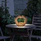 Solárne LED svetlo drevený kmeň 36518, výška 25cm, kód svietidla 4015589a_Svetlá.sk.
