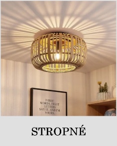 Stropné svietidlá, svetlá a lampy podľa kategórie - obývačka, kúpeľka, kuchyňa, spálňa, detská izba, chodba a schodisko.