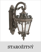 Starožitný štýl vonkajšieho osvetlenia - Nástenná lampa Tournai retro_Svetlá.sk.